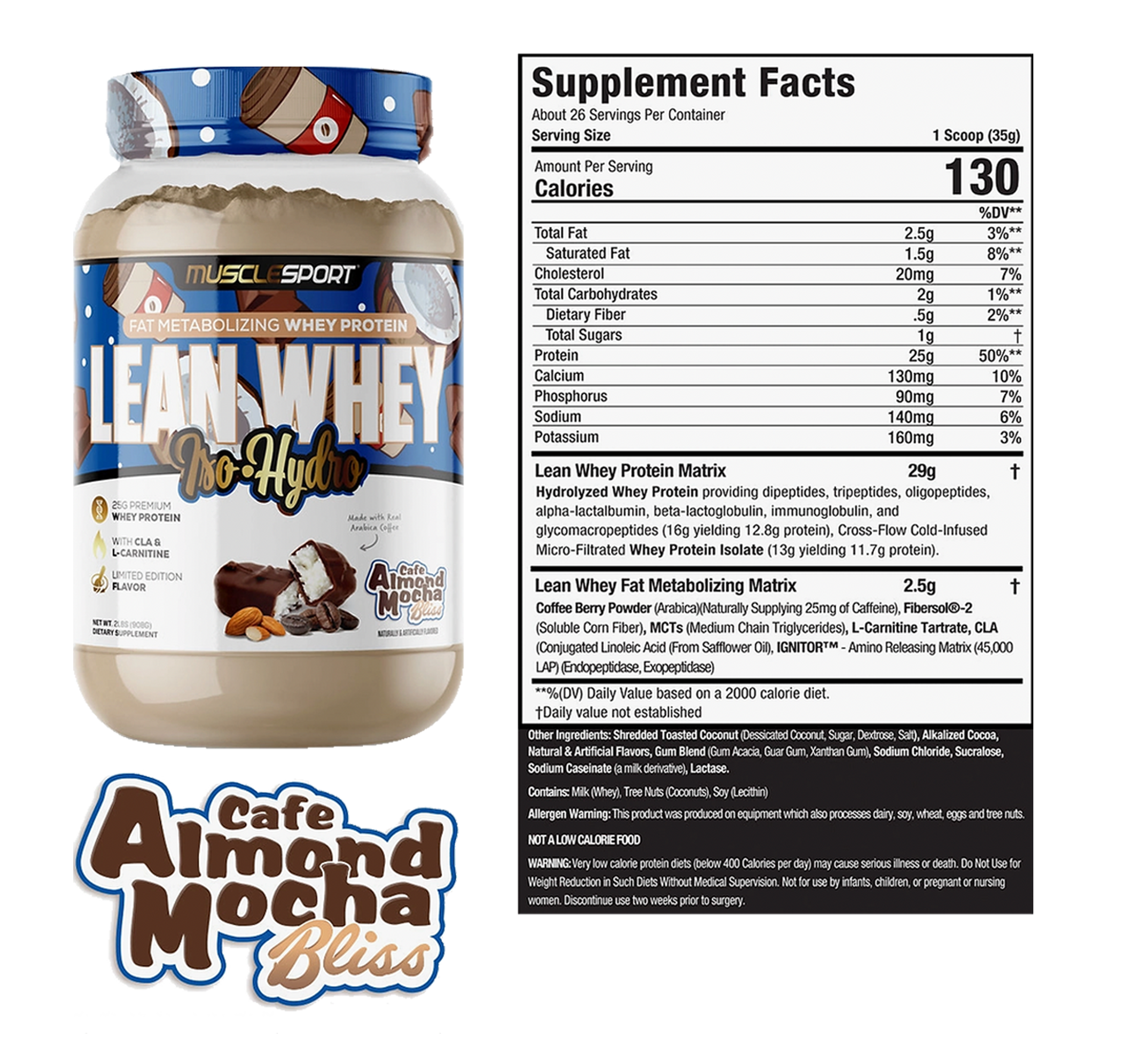 MUSCLESPORT LEAN WHEY 2LBS