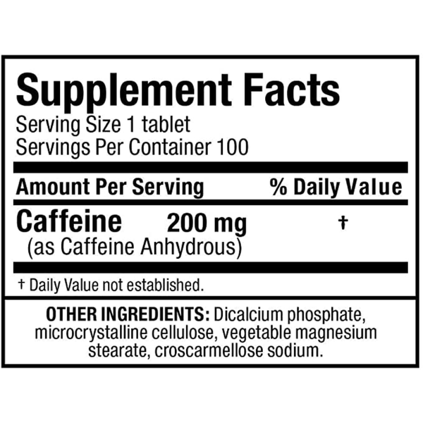 ALLMAX CAFFEINE 100ct - Probodyonline